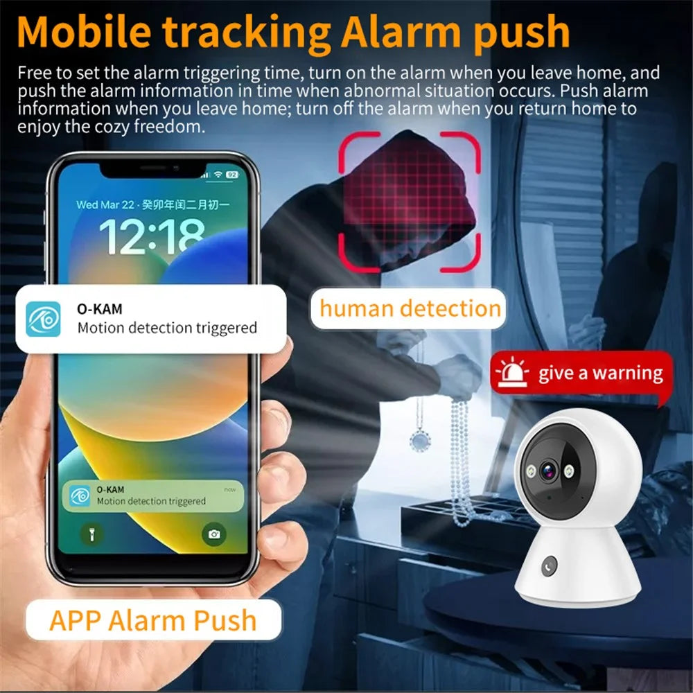 K11 1080P HD Home Security Camera Smart Wireless Camera Multi-Angle Adjustable Monitor Camera - 4