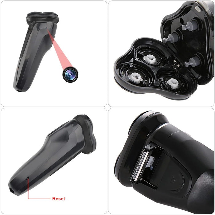 2 in 1 Electric Shaver WiFi Camera 1080P HD Remote Viewing Camera with Motion Detection for Home Security - 4