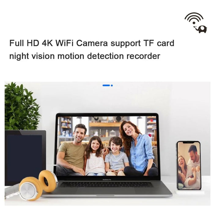 2 in 1 Electric Shaver WiFi Camera 1080P HD Remote Viewing Camera with Motion Detection for Home Security - 5