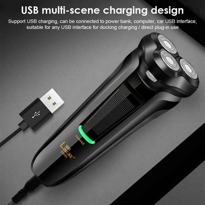 2 in 1 Electric Shaver WiFi Camera 1080P HD Remote Viewing Camera with Motion Detection for Home Security - 7
