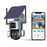 8MP WiFi Wireless Solar Camera PIR Motion Detection Two-Way Audio Fixed Focus Dual Lens Camera - 4