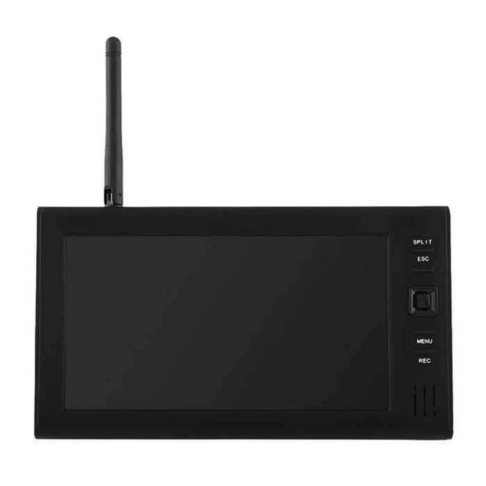 602D11 7-inch Four-screen Wireless Monitor with 1 WiFi Security Night Vision Camera, EU Plug - 2