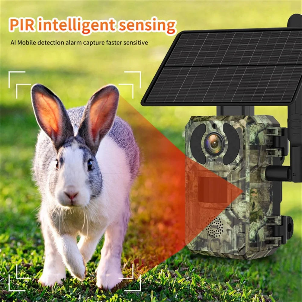 H10 4MP Solar Panel PIR Motion Detection Hunting Trail Camera 4G / EU Version - 5