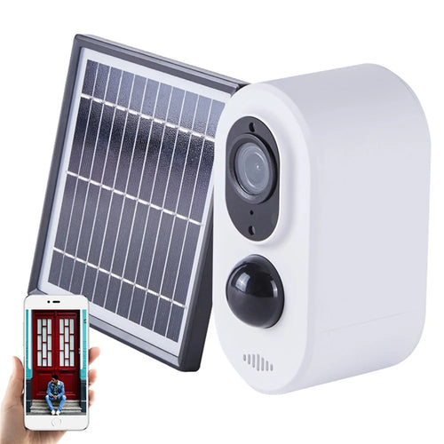 D1K Solar Battery Powered Wireless WiFi HD Monitor Camera 3 Million Tuya Surveillance Camera - 1
