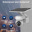 Q2 Solar Powered Security 2MP Camera WiFi Connection Home Remote Monitor - 2