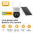 Q4Z 2MP Solar-Powered Camera Wireless WiFi Remote Surveillance Camera - 2