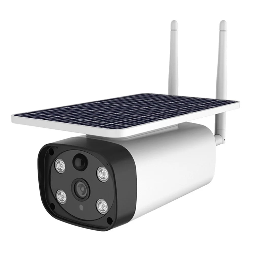 Y8 2MP HD WiFi Solar-Powered Home Camera Full-Color 1080P Security Camera (No Battery) - 1