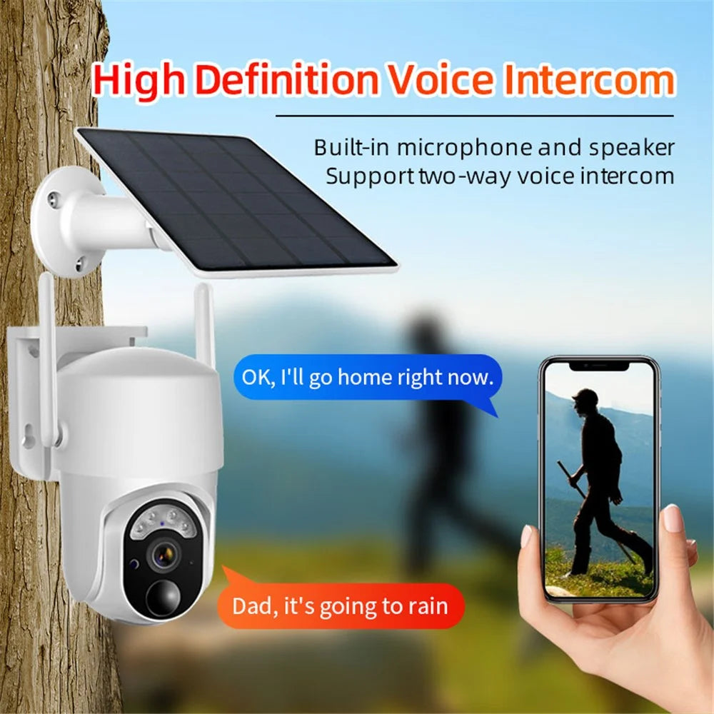 S50 US Version 4G 3MP Security Camera Solar Smart Camera Baby Home Monitor - 3