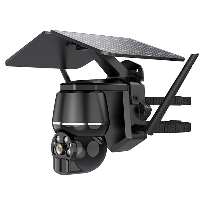 Q7 4MP Outdoor Motion Detection Wireless Solar PTZ Camera, WiFi Version - Black - 1