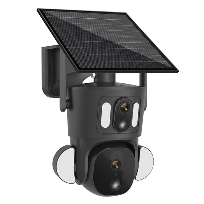 Q32 2K / 4MP Dual-Lens Zoom Solar-Powered Camera Wireless WiFi Monitor Camera - 2