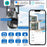 Outdoor Waterproof Intercom Monitor Ball Machine WiFi Camera, APP: ICSEE - 2