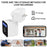 K1 Home Security Clock Camera 1080P HD Night Vision Camera Support Tuya App, US Plug - 3