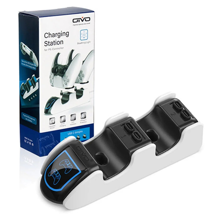 OIVO IV-P5207 For Sony PS5 Game Controller Charger Charging Dock Station with Indicator Light - 6
