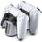 DSP-828 For Sony PlayStation 5 Game Controller Dual Slot Charger Dock LED Light Fast Charging Station - 1