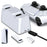 DSP-828 For Sony PlayStation 5 Game Controller Dual Slot Charger Dock LED Light Fast Charging Station - 4