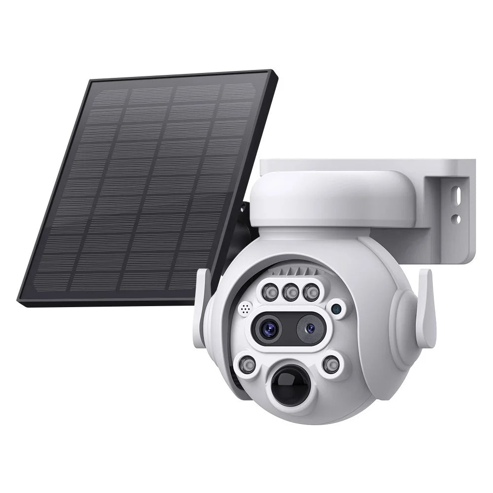 Q55 12X Zoom Low-Power Solar-Powered Surveillance Camera, Dual-Lens WiFi Version - 1