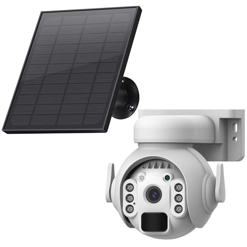 Q55 12X Zoom Single-Lens 3MP Solar-Powered Surveillance Camera, WiFi Version - 1