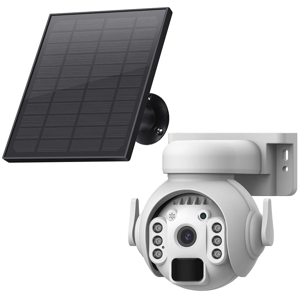 Q55 12X Zoom Single-Lens 3MP Solar-Powered Surveillance Camera, WiFi Version - 1
