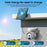 Q55 12X Zoom Single-Lens 3MP Solar-Powered Surveillance Camera, WiFi Version - 3
