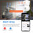 ESCAM QF202 E27 2x2MP Dual Lens Dual Screen Security Camera Two-Way Voice Motion Detection WiFi Camera - 4