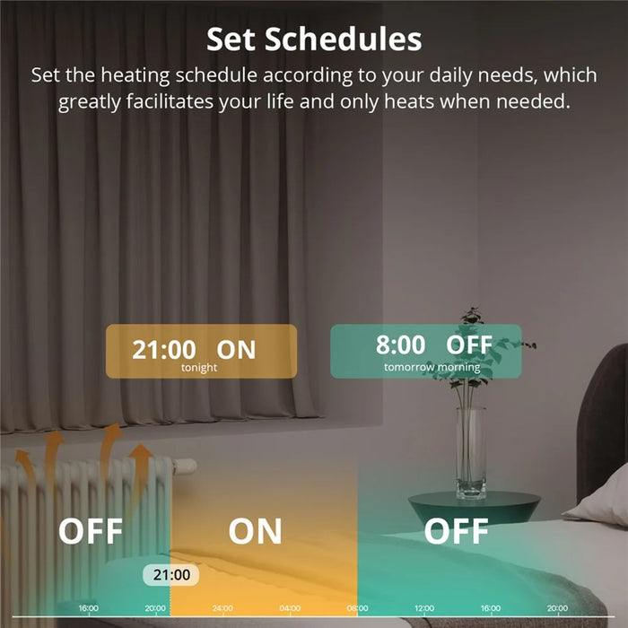 SONOFF TRVZB Zigbee Thermostatic Radiator Valve for Efficient Heating Control - 6