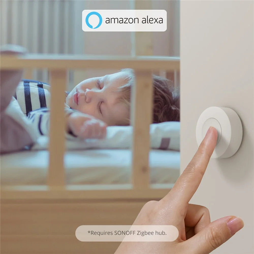 SONOFF SNZB-01P Zigbee Wireless Power Switch Home Control Wall Switch Panel (with Battery) - 7