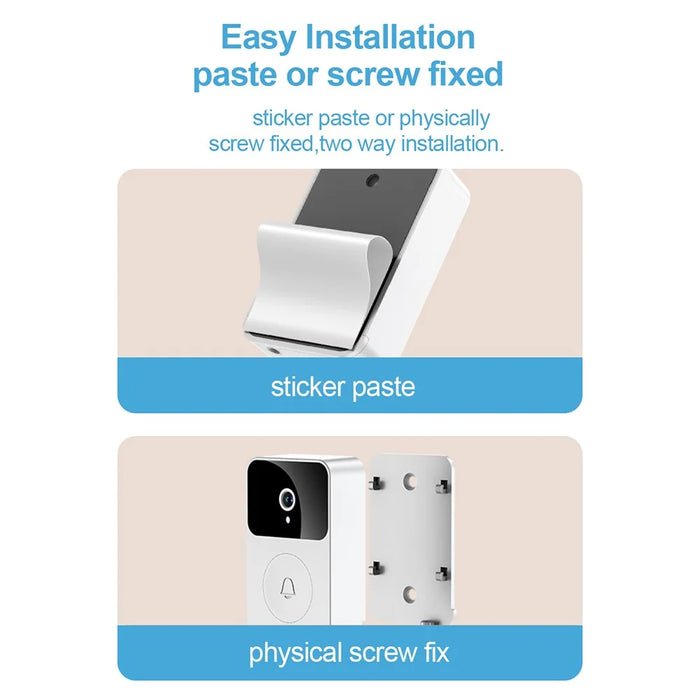 SN-D8 Two Way Audio Video Doorbell WiFi Mobile Phone Remote Home Camera - 7