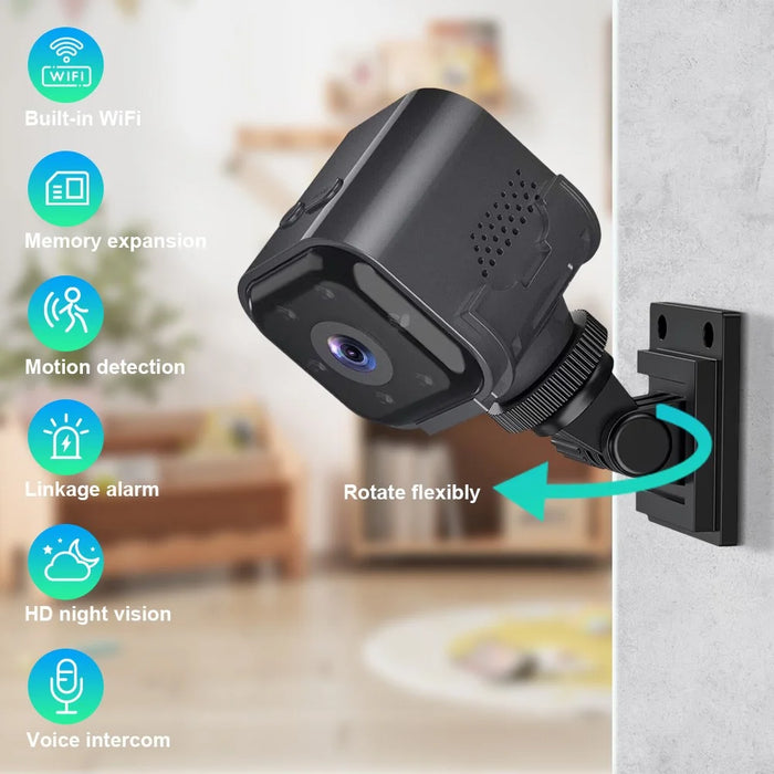 AS03 HD Night Vision Rechargeable Camera Home Security WiFi Camera - 2