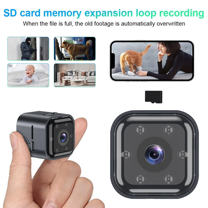 AS03 HD Night Vision Rechargeable Camera Home Security WiFi Camera - 5