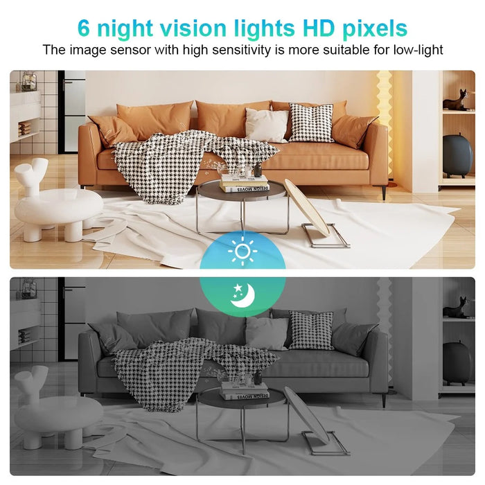 AS03 HD Night Vision Rechargeable Camera Home Security WiFi Camera - 6