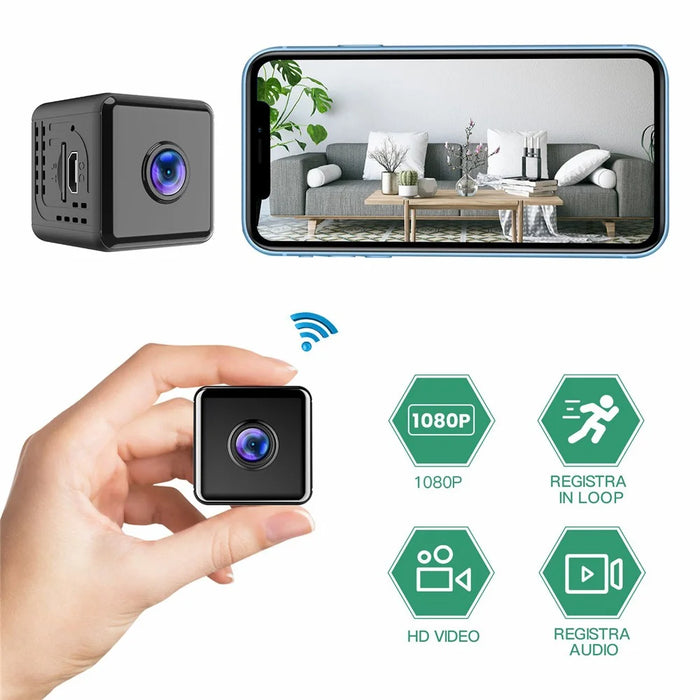 W10 Wireless Security Camera HD Motion Detection Square Infrared Night Vision WiFi Camera - 4