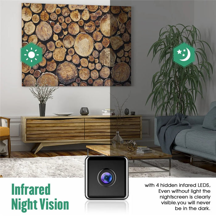 W10 Wireless Security Camera HD Motion Detection Square Infrared Night Vision WiFi Camera - 5