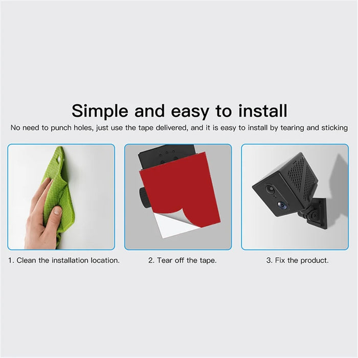 S10 Home Security Camera Wireless WiFi 4G Camera Infrared HD Motion Detection Monitor - 6