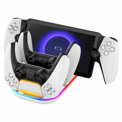 IPEGA PG-P5P03 Charging Station for PlayStation Portal / PS5 Controller with RGB Light - 1