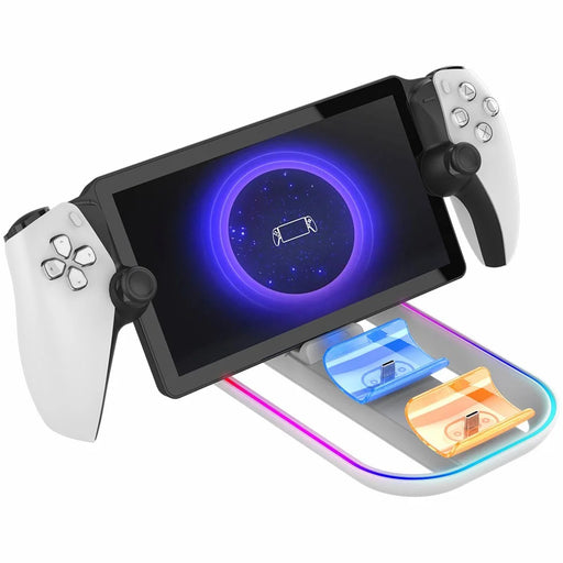 IPEGA PG-P5P03 Charging Station for PlayStation Portal / PS5 Controller with RGB Light - 2