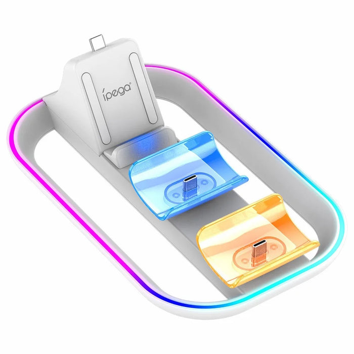 IPEGA PG-P5P03 Charging Station for PlayStation Portal / PS5 Controller with RGB Light - 4