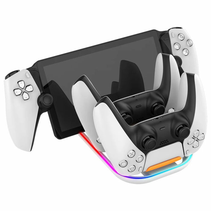 IPEGA PG-P5P03 Charging Station for PlayStation Portal / PS5 Controller with RGB Light - 5