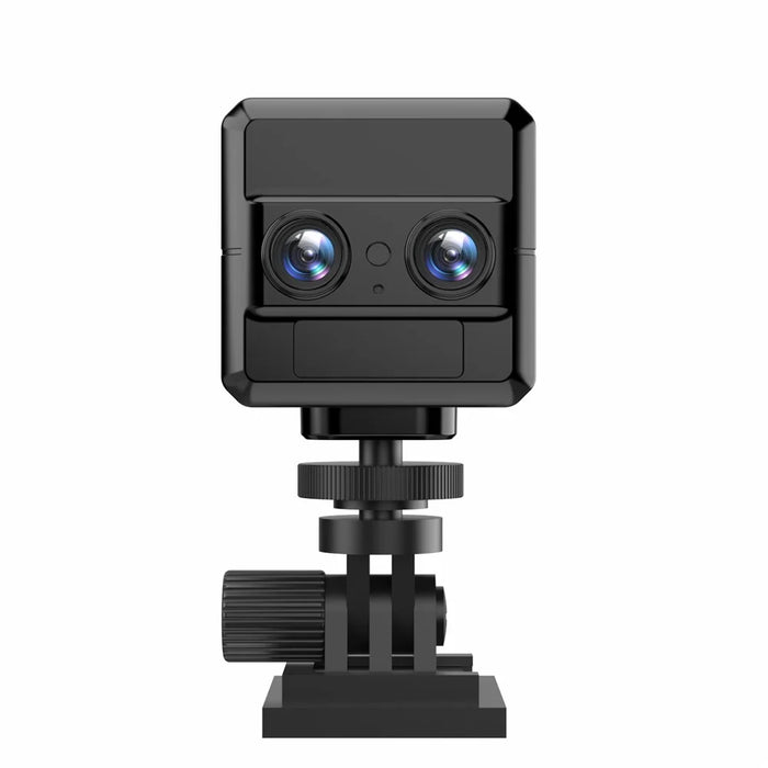 S12 Dual Lens 4K HD Night Vision Rechargeable Camera Home Security 4G Camera, European Version - 2