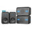Smart Wireless Doorbell 4-Gear Volume Waterproof Home Door Bell, 2 Receiver + 2 Buttons (CE is applying) - Black - 1
