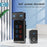Smart Wireless Doorbell 4-Gear Volume Waterproof Home Door Bell, 2 Receiver + 2 Buttons (CE is applying) - Black - 2