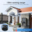 Smart Wireless Doorbell 4-Gear Volume Waterproof Home Door Bell, 2 Receiver + 2 Buttons (CE is applying) - Black - 5