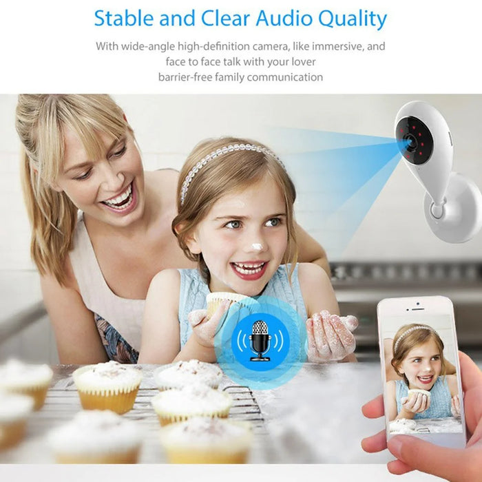 NEO NIP-55AI Wireless Night Vision Camera Home Security Mini Indoor WiFi Camera - US Plug - 5