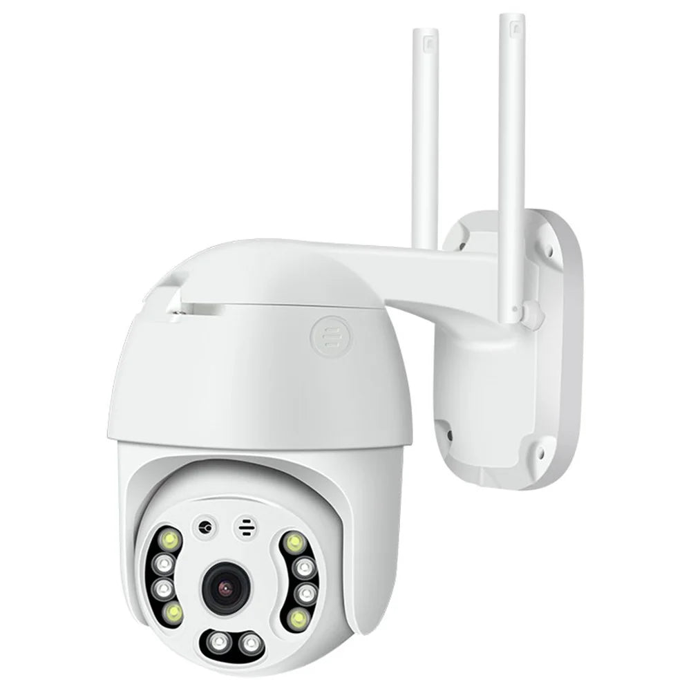 CP08-10 10-LED HD 1080P Wireless Remote WiFi IP Camera Webcam - EU Plug - 1