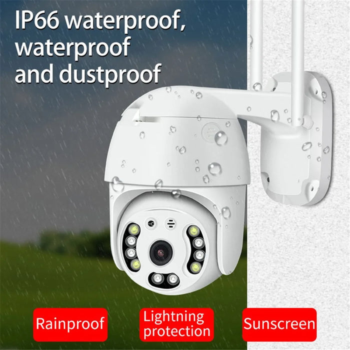 CP08-10 10-LED HD 1080P Wireless Remote WiFi IP Camera Webcam - EU Plug - 3