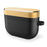 DIROSE A15 Aluminum Silicone Protective Case for Apple AirPods Pro - Gold/Black - 1