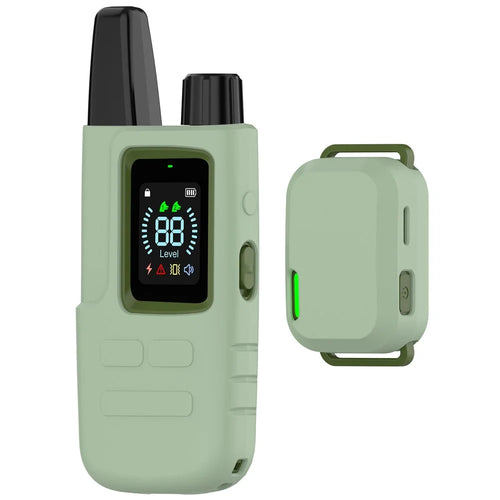 For Yawpet DT-61 Pet Collar Trainer Silicone Cover Dog Training Device Protective Case - Green - 1