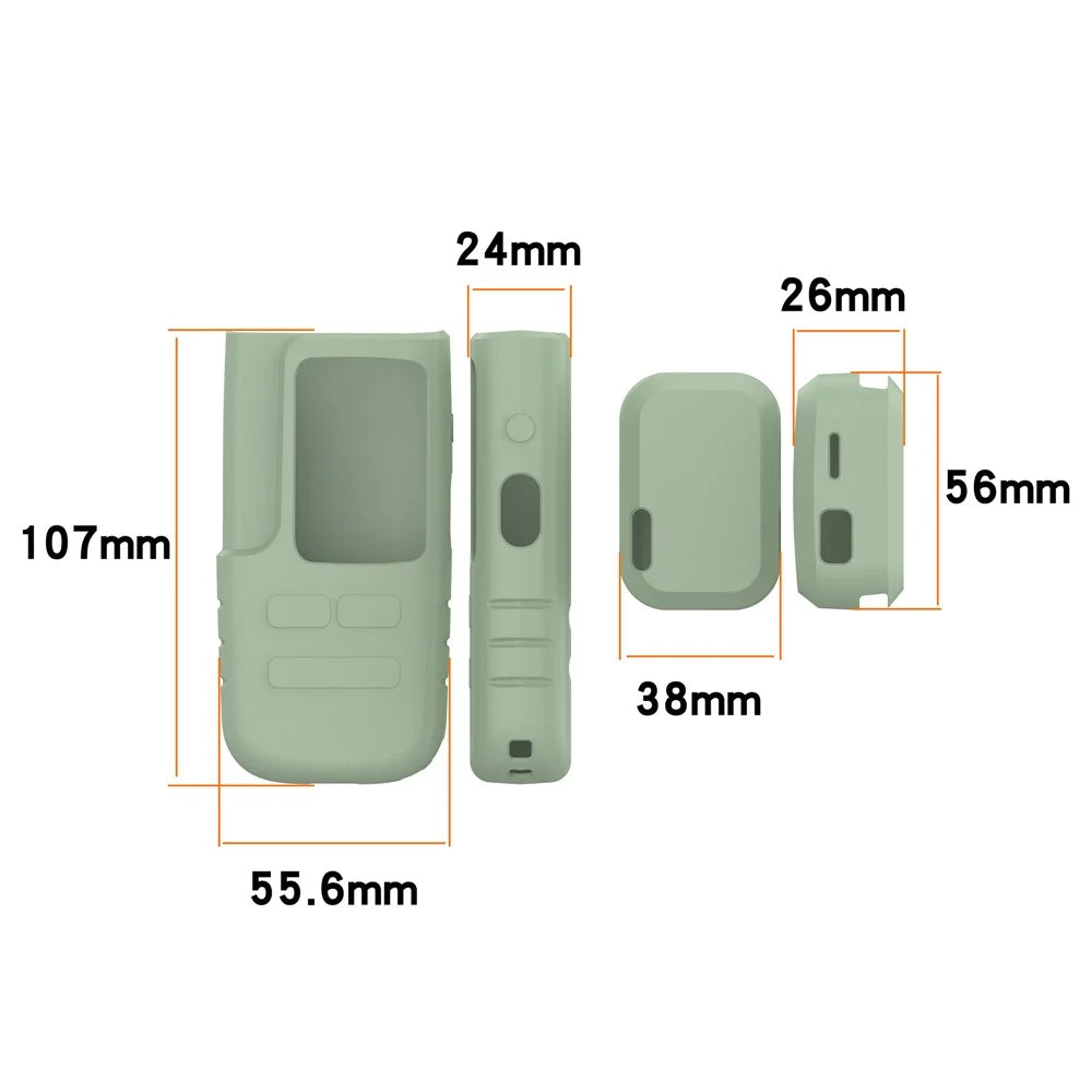 For Yawpet DT-61 Pet Collar Trainer Silicone Cover Dog Training Device Protective Case - Green - 5