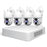 SRIHOME NVS011+IPC059 2MP Two-Way Audio WiFi CCTV Camera 8CH NVR Video Recorder - US Plug - 1