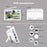 SRIHOME NVS009+IPC059 10.1 Inch LCD Screen 5MP HD 8CH Motion Detection WiFi CCTV Camera NVR Kit - US Plug - 7