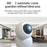 T13A EU Version 4G Network AI Auto Tracking Camera Motion Detection Wireless Home Pet Baby Monitor - 7